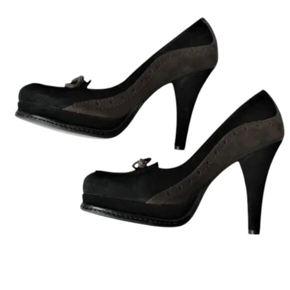 Vince Camuto Raissa Suede Platform Heels - Size 9 - Picture 2 of 6